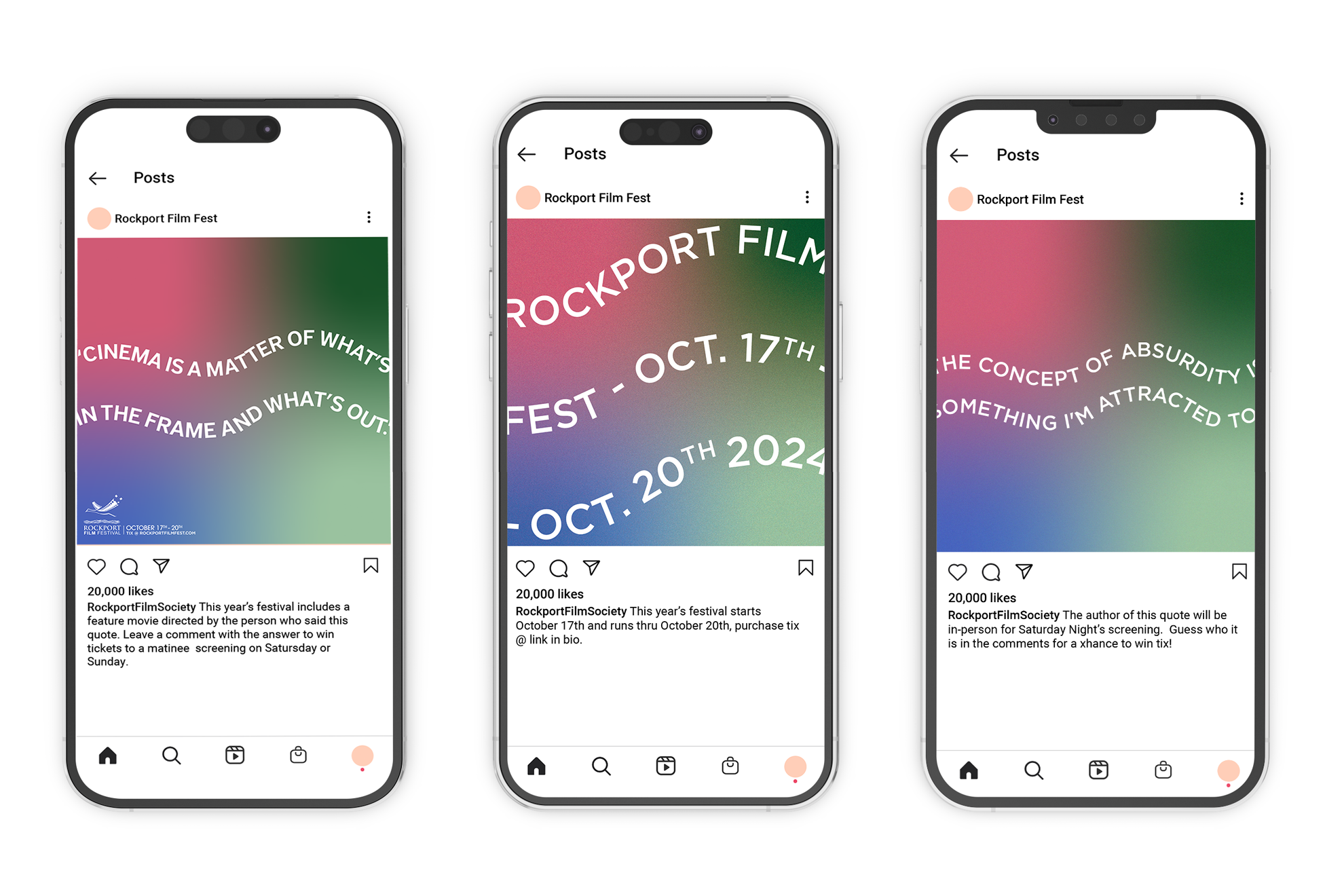 Social Media Mock-ups