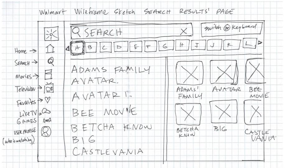 Walmart SmartTv Home Screen v3
