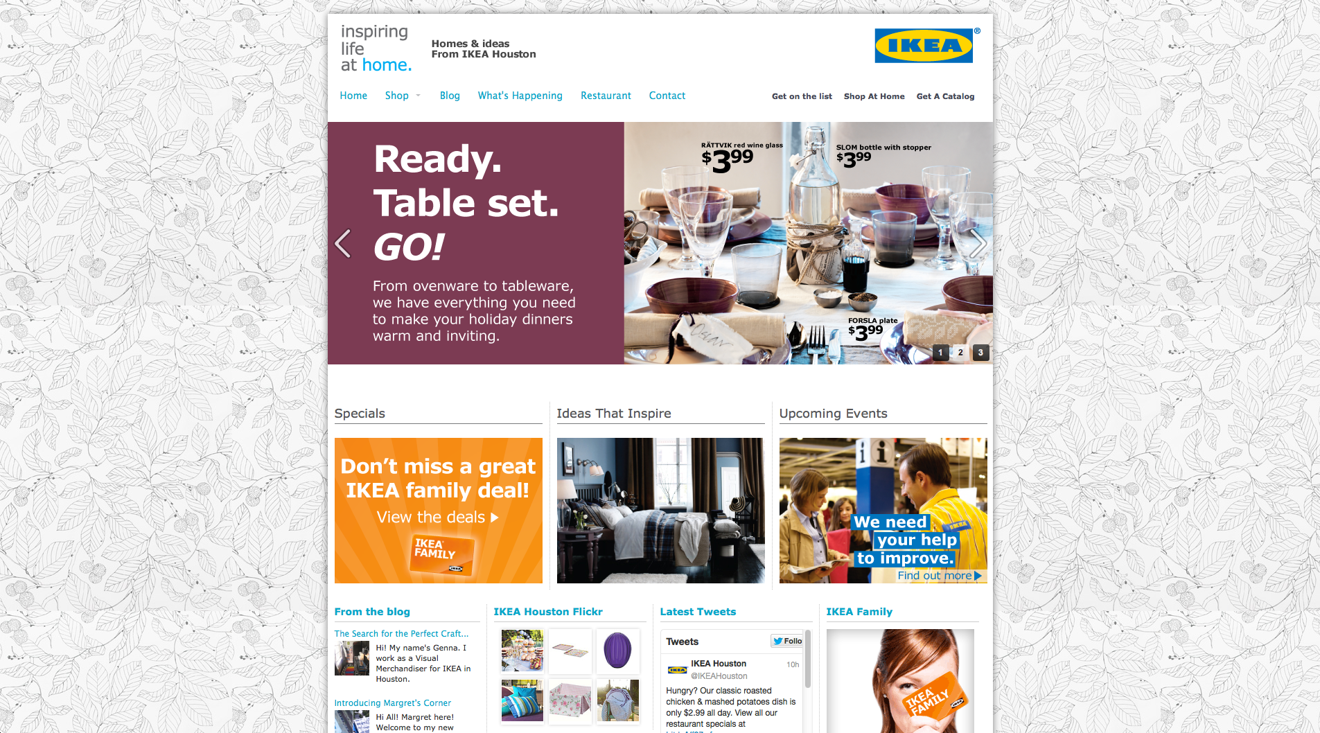 IKEA Houston Website