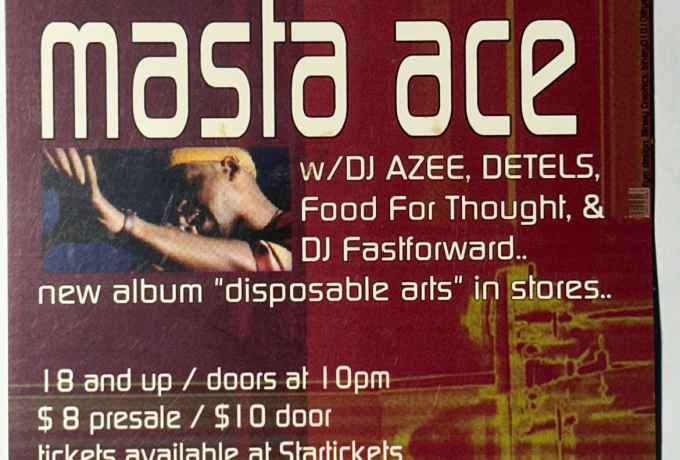 Masta Ace at The Mercury