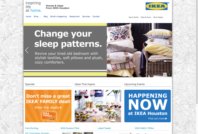 IKEA Homepage