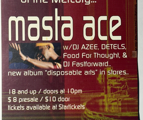 Masta Ace at The Mercury