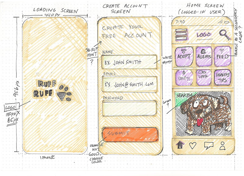 Initial Sketches